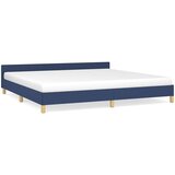  Okvir za krevet bez madraca plavi 200x200 cm od tkanine | shoptok.hr