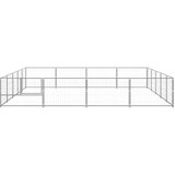  Kavez za pse srebrni 20 m² čelični | shoptok.hr