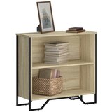 vidaXL Knjižna omara sonoma hrast 80x31x74,5 cm inženirski les Cene