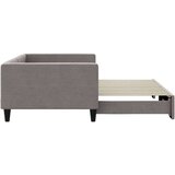  Izvlečna dnevna postelja taupe 100x200 cm blago | Shoptok.si