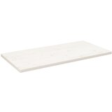 vidaXL Mizna plošča bela 100x50x2,5 cm trdna borovina pravokotna Cene