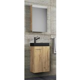 MID.YOU Kopalnica Za Goste Slito, Medeni Hrast, 3-Delno | Shoptok.si