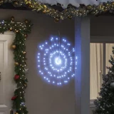 vidaXL Božična zvezdna lučka 140 LED hladno bela 17 cm