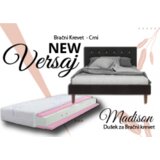  Versaj Bra?ni Krevet 216X164X108 cm - Crni + Madison Du?ek za Bra?ni krevet 160x200 cm | ePonuda.com