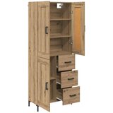  Highboard 2 kom. Umjetnički hrast 69,5 x 34 x 180 cm | shoptok.hr