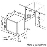 Bosch SMH4HVX14E ugradna mašina za pranje sudova | Eponuda.com
