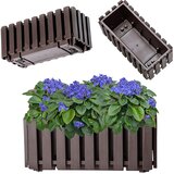KADAX balkonski cvetlični lonec 38x18x16,5 cm rjave barve za balkon, (5000346606) | Shoptok.si