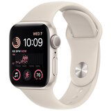 Apple SAT pametni, 1.57” LTPO OLED zaslon, vodootporan BT, WiFi – Watch SE2 40mm Aluminium Starlight | Eponuda.ba