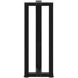 vidaXL konzolna miza noge t-oblika 2 kosa črna 38x25x(72-73) cm jeklo | Shoptok.si