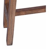  Stol s ladicama Smeđa 110 x 30 x 79 cm Čvrsto mahagonijsko drvo | shoptok.hr