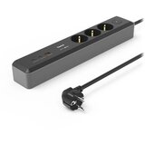 Hama Distributer 3 uticnice, 2xUSB-C/1xUSB-A 100W, PD prekidac, 1.4m, crn | ePonuda.com