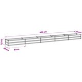  Povišeni vrtni krevet Zelena 400 x 40 x 24 cm | shoptok.hr