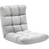 HOMCOM Relaksacijski fotelj z nagibnim naslonom do 180°, flanelnim oblazinjenjem in debelim oblazinjenjem, 71x55x53,5 cm, svetlo siva, (20745090) Cene