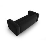 Cosmopolitan Design Črna žametna sedežna garnitura 200 cm Mackay – | Shoptok.si
