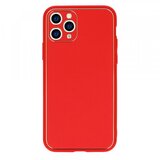 Luxury silikonski ovitek za Xiaomi Mi 11 - rdeč z zlatim robom | Shoptok.si
