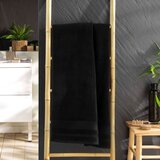 Douceur d intérieur Črna frotirna bombažna brisača 70x130 cm Tendresse – | Shoptok.si