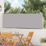  Uvlačiva bočna tenda za terasu 100 x 500 cm siva | shoptok.hr