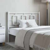  Metalno uzglavlje bijelo 107 cm | shoptok.hr