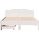 vidaXL Okvir kreveta bez madraca bijeli 160x200 cm od masivne borovine | shoptok.hr