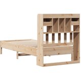  Krevet s regalom za knjige bez madraca 90x200 cm od borovine | shoptok.hr