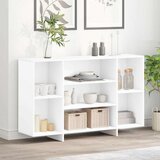  Komoda bijela 120 x 30 x 75 cm od konstruiranog drva | shoptok.hr