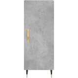 Visoka komoda siva betona 34,5x34x180 cm od konstruiranog drva | shoptok.hr