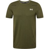 Under Armour Funkcionalna majica 'Grid' oliva / črna / bela Cene