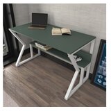 Hanah home Radni sto, 120x72,8x60​ cm, Zeleno-bijeli | Eponuda.ba