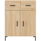 vidaXL Visoka komoda hrasta sonome 69 5x34x180cm od konstruiranog drva | shoptok.hr
