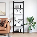  Polica Crni hrast 60 x 30 x 189,5 cm Konstruirano drvo | shoptok.hr
