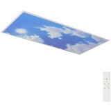  Brilagi -LED Prigušiva stropno svetlo SLIMFRAME LED/80W/230V 120x60 cm srebrna/plava + sa daljinskim upravljačem | Eponuda.com