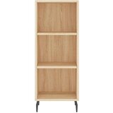  Visoka komoda hrasta sonome 34 5x34x180cm od konstruiranog drva | shoptok.hr