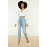 Trendyol Light Blue High Waist Mom Jeans Cijene