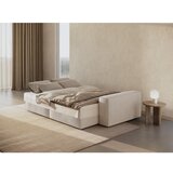 Micadoni Bež raztegljiva sedežna garnitura iz tkanine bouclé 247 cm Jodie – Home | Shoptok.si