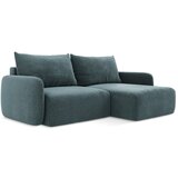 Makamii turkizna raztegljiva/s prostorom za shranjevanje kotna sedežna garnitura (desni kot) kalena – | Shoptok.si