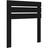  Krevetna konstrukcija Crna 75 x 190 cm Čvrsto borovo drvo | shoptok.hr
