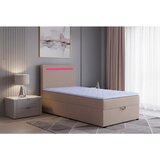 MID.YOU POSTELJA Z VZMETNICO 100 cm x 200 cm , tekstil, leseni material roza | Shoptok.si