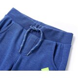 vidaXL Dječji donji dio trenirke plavi prošarani 92 | shoptok.hr