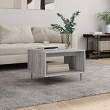 The Living Store Klubska mizica siva sonoma 60x50x40 cm inženirski les - Klubska Mizica, (21438059) | Shoptok.si