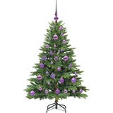 vidaXL Umestno božično drevo med 150 LED Zelena 120 cm PE in PVC | Shoptok.si