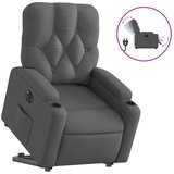 Maison Chic Električni naslanjač - Relax naslanjač s funkcijo vstajanja temno siv, (22061329) Cene