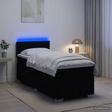  Boxspring krevet s madracem Crna 90 x 190 cm Tkanina 90 x 190 x 100.5 cm | Shoptok.si