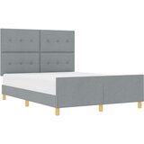  Krevetna Okvir Svjetlosiva 140x190 cm Tkanina | shoptok.hr