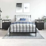 vidaXL Noćni ormarići 2 kom crni 44 x 45 x 60 cm od konstruiranog drva | shoptok.hr