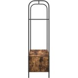 Stalak za odjeću s pohranom Smeđi hrast 100 x 44 x 160 cm | Eponuda.ba
