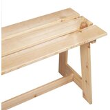  Vanjska klupa Prirodna 119 x 37 x 47 cm Masivno drvo bora | Eponuda.ba