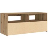 vidaXL TV ormarić LED boja hrasta 90x35x40 cm konstruirano drvo | shoptok.hr