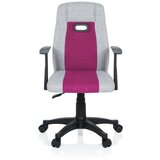 MID.YOU Mladinski Vrtljivi Stol Kiddy Extra, Siva, Roza | Shoptok.si