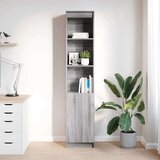 vidaXL Visoka omara siva sonoma 37,5x35x180 cm inženirski les | Shoptok.si