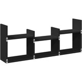 vidaXL Zidni ormarić crni 100x18x40 cm od konstruiranog drva | shoptok.hr